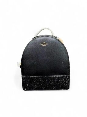 kate spade Black Glitter Trim Mini Backpack